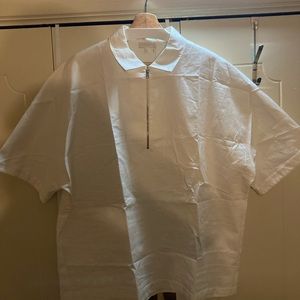 White collared cos shirt XL